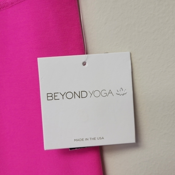 Beyond Yoga Spacedye Caught In The Midi High Waisted Legging Pink Glow L - Picture 6 of 9